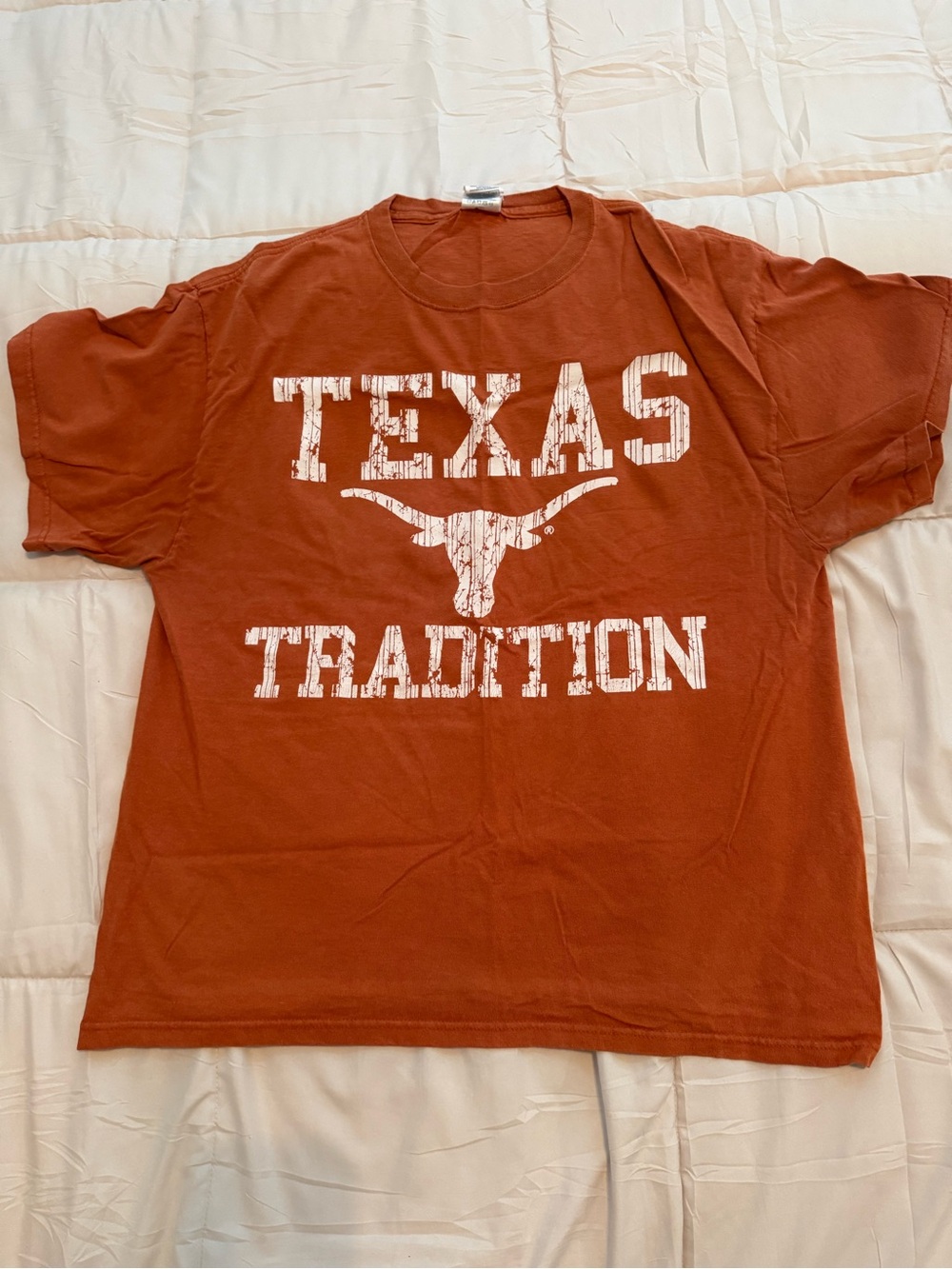 Texas Tradition Short Sleeve Tee in Burnt Orange